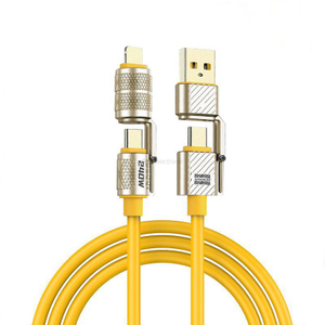 Cabo USB Multi 240W 4 em 1 Tipo C de carregamento r&aacute;pido