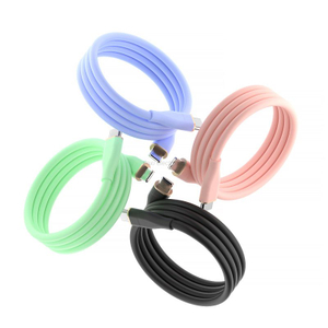 USB2.0 سيليكون 27 واط USB كابل بيانات شحن الطاقة-فليكسي