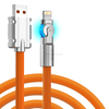 كابل شحن طاقة USB من السيليكون الناعم بقدرة 120 واط
