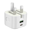 شاحن USB بقوة 20 وات بمنفذ Type C + منفذ QC3.0