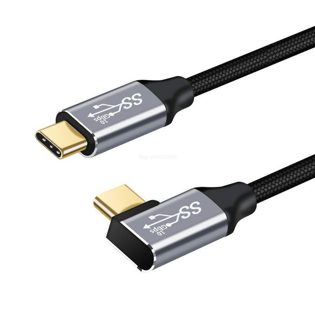 USB C 케이블 - USB C 케이블 USB 3.1 Gen 2 90도 FL103W