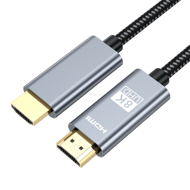 Cabo HDMI vers&atilde;o 8K UHD 2.1 para TV LED 