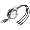 범용 개폐식 3 In 1 USB 충전 케이블