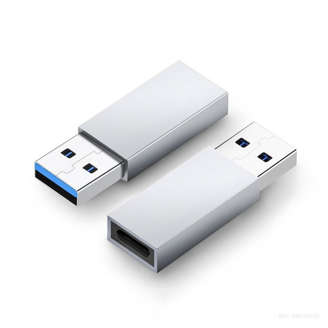 Adattatore USB tipo C femmina a USB 3.0 maschio ad angolo retto