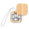 Cable de datos de carga ecol&oacute;gico de bamb&uacute; de 60 W de almacenamiento-Flexi