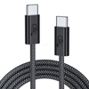 USB 4.0 케이블 USB C - USB C 케이블 USB4 케이블 나일론 편조 FL404
