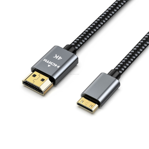 Var&oacute;n micro de HDMI al cable 4K 30AWG de HDMI con la c&aacute;scara de aluminio