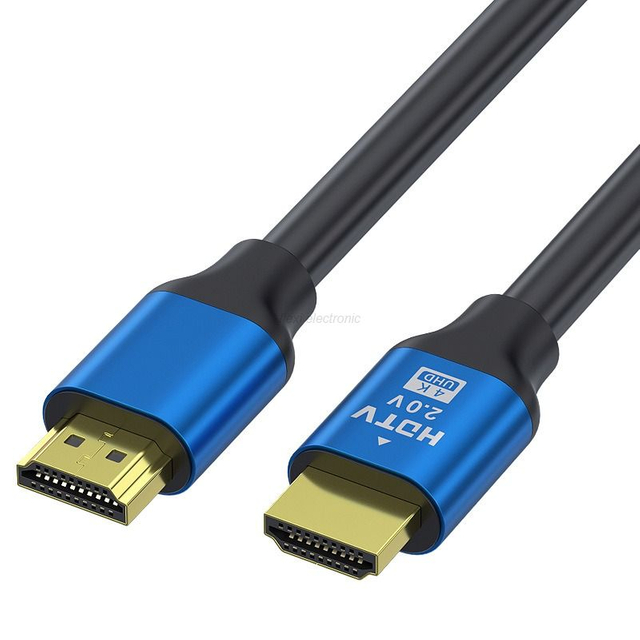 Hane HDMI till Hane HDMI 2.0 Version Aluminium skal Bulk P&aring; rea FLHD20M101