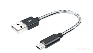 Meilleur c&acirc;ble de chargement USB vers micro USB tress&eacute; court