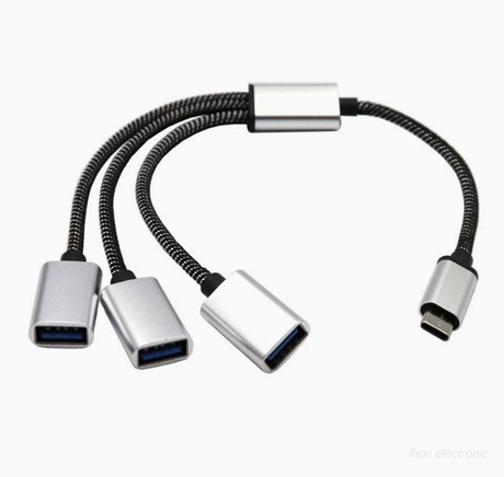 Rozbočovač kabelu USB typu C 4 v 1