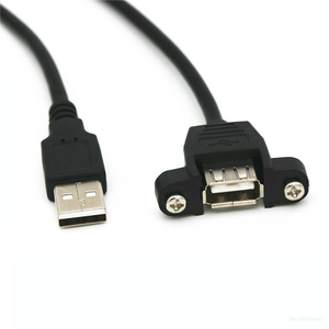 كابل تمديد USB 2.0 ذكر إلى أنثى مع أذنين