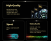 8K DP ذكر إلى كابل HDMI ذكر