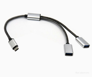 2 в 1 USB C Splitter Cable Hub