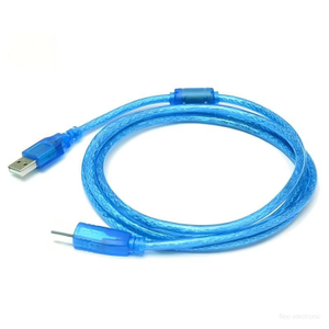 Cavo per stampa cavo USB 2.0 Am a Bm blu trasparente