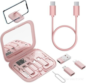 Sada adapt&eacute;ru USB-C pro iPhone 16/17 Pro, Google Pixel a Samsung Galaxy 