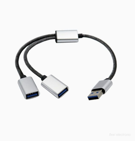 2 i 1 USB 3.0 splitterkabelhub