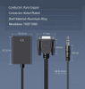 Cavo da HDMI a VGA con cavo di alimentazione audio da 45 cm